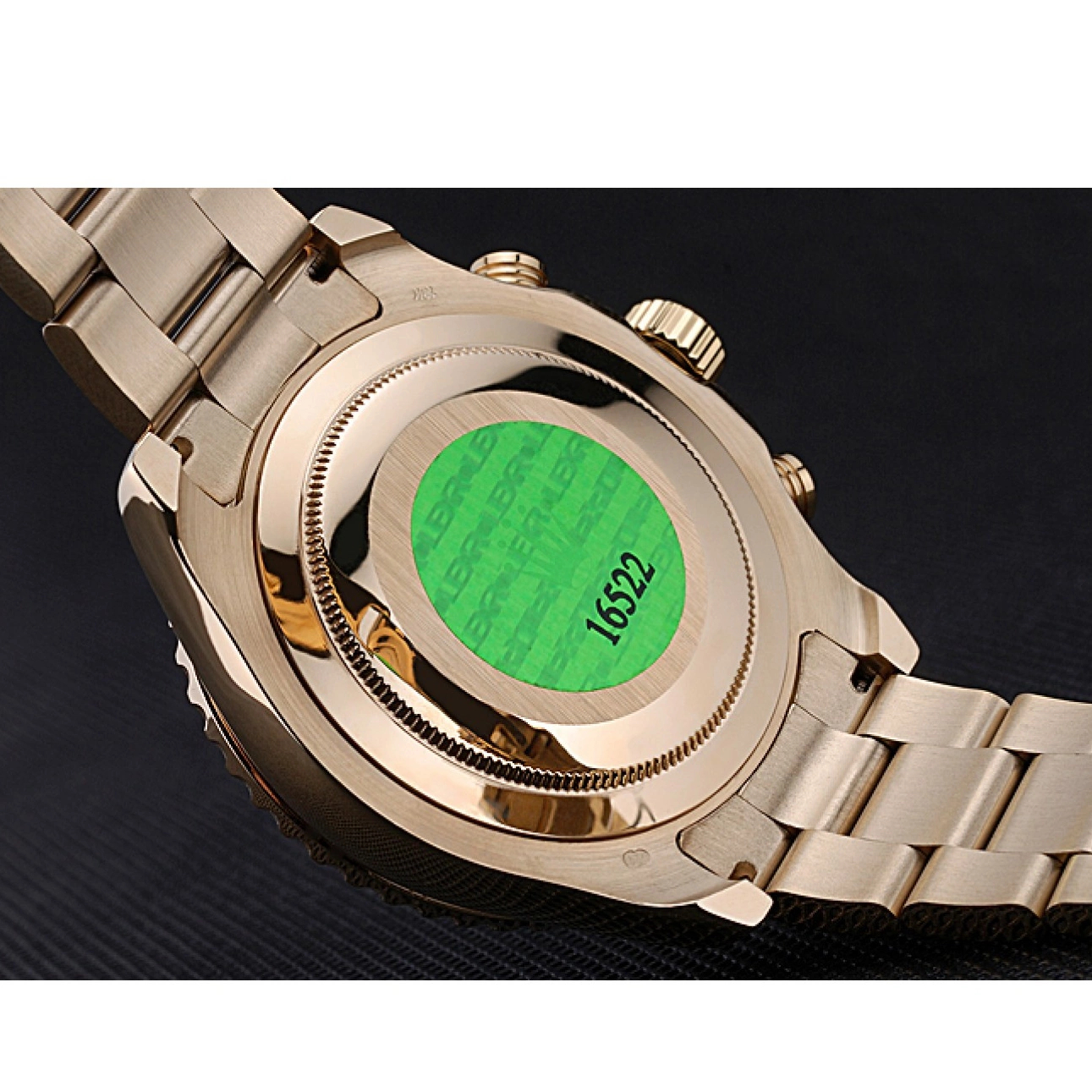 Aaa replica Yachtmaster Dial II Rolex Blue Bezel White 622271 Bracelet Gold 0603